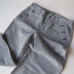 Ralph Lauren Wide Leg Denim Sailor Style Jeans